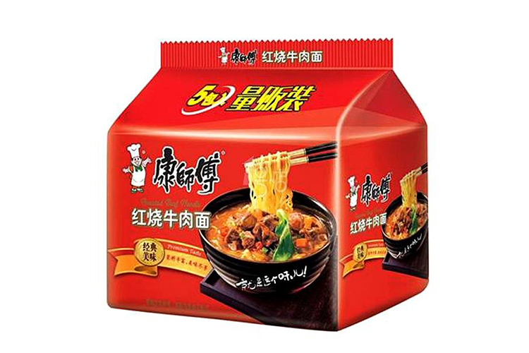 康师傅好滋味  红烧牛肉 5包